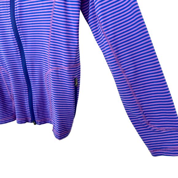 Lole Sz XL Womens Purple Long Sleeve UPF50 Athletic Jacket Shirt Top Workout - Picture 5 of 10